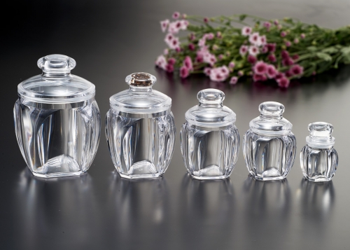 Walnut Canister transparent style